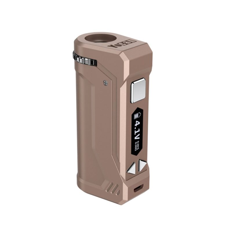 Yocan UNI Pro Box Mod Universal Portable Vaporizer for THC and CBD Oil Cartridges, Vape Pen Battery Yocan UNI Pro 510 thread box mod offers ultimate protection and discretion for your oil cartridges