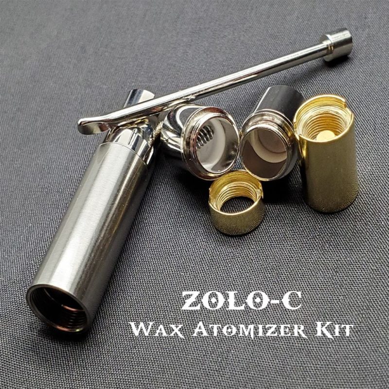 ZOLO-C Wax atomizer kit for waxy concentrates including wax sugar shatter