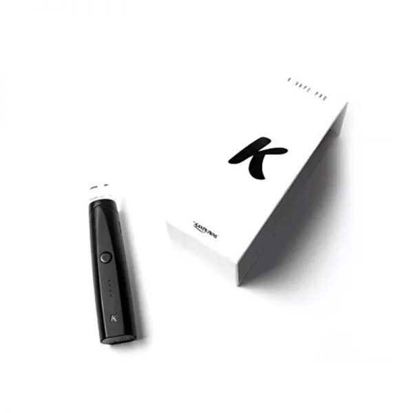 KandyPens K-Vape Pro Black dry herb vaporizer that wins awards in the under $100 category with box