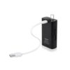 Anlerr Gvape dry herb vaporizer in black with USB connected