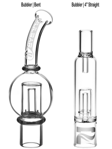 Pulsar APX Wax and Volt water bubblers - with bent mouthpiece and 4" straight