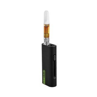 SeshGear Hideaway cartridge vape for 510 thread oil cartridges in black with cartridge in ready to use condition