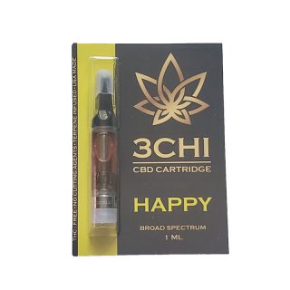 3Chi focused blends vape cartridge with happy cannabinoid and terpene profile