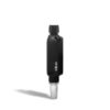Lord Vaper Pens Exxus Push VRS a 3 in 1 dab rig nectar collector and cartridge vape shown in standing position with black color