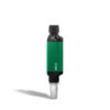 Lord Vaper Pens Exxus Push VRS a 3 in 1 dab rig nectar collector and cartridge vape shown in standing position with green color