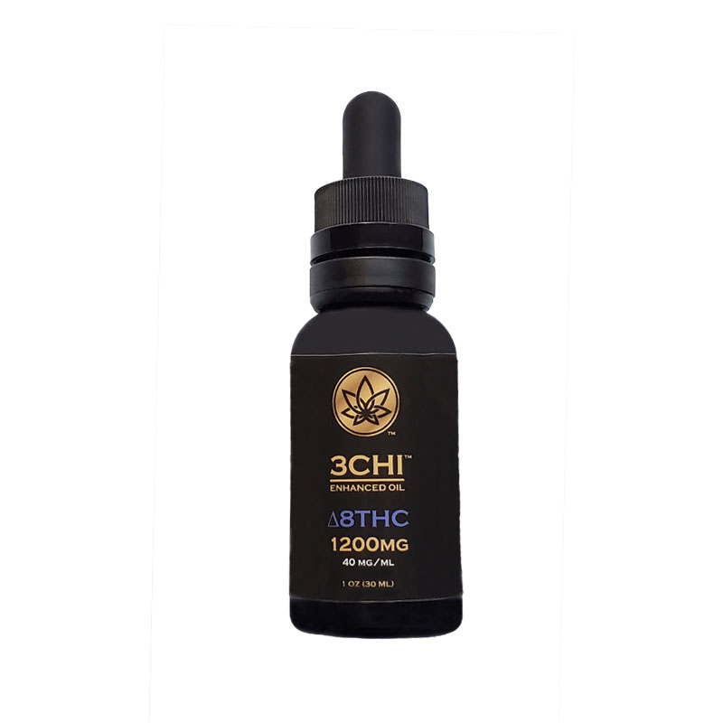 3Chi delta 8 THC tincture in 1200mg strength