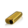 Exxus Minovo cartridge vaporizer in gold cobra showing cartridge opening