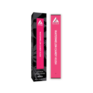 Delta Effex Delta 8 THC disposable vape with Watermelon Candy Kush strain profile in 1ml size