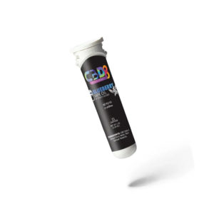Steve's Goods delta 8 THC vape oil cartridge in a Blueberry strain profile in 1ml size