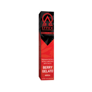 Delta Effex THC-O disposable vape with Berry Gelato strain profile in 1ml size