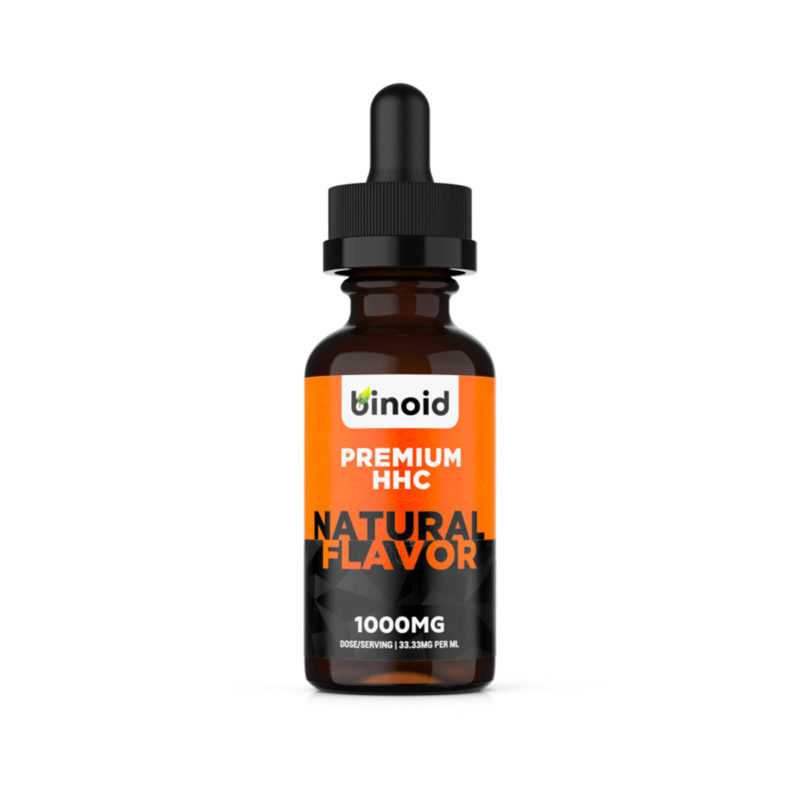 Binoid HHC tincture in natural flavor in 1000mg strength