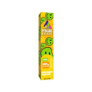 Delta Extrax D8 D10 THC-O disposable vape with Pineapple Express strain profile in 2ml size