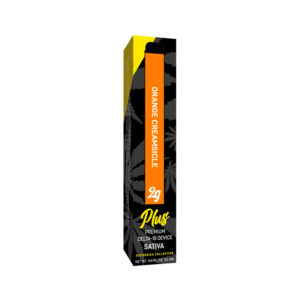 Delta Extrax D10 Disposable vape with Orange Creamsicle strain profile in 2ml size