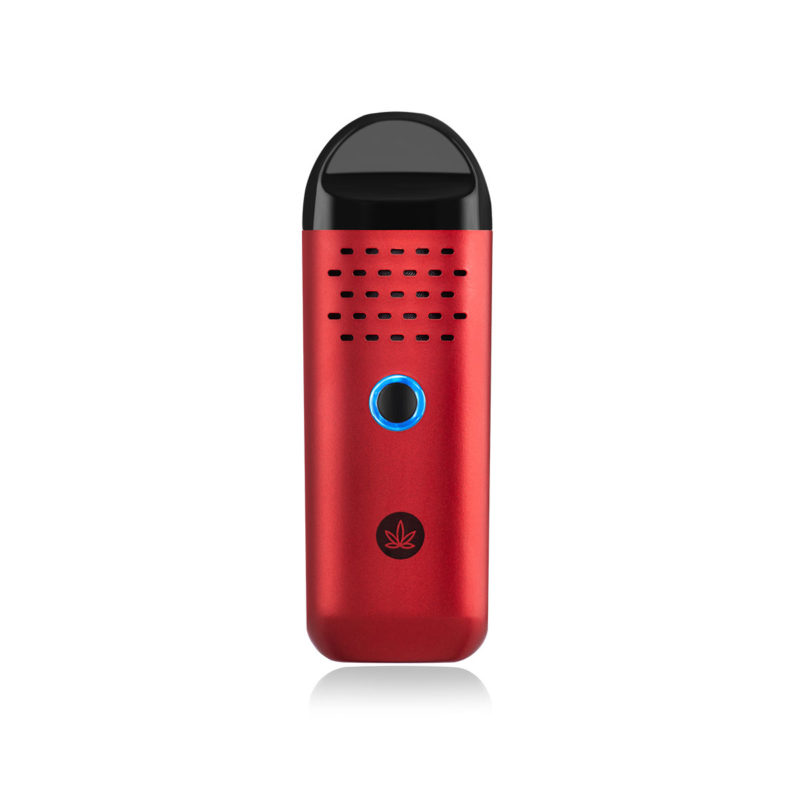 Cipher Herby dry herb vaporizer - the world's smallest and lightest dry herb vaporizer in carmine red
