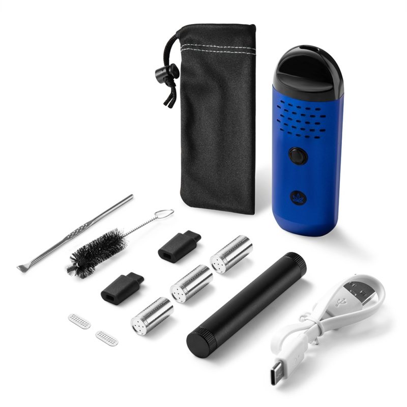 Cipher Herby dry herb vaporizer - the world's smallest and lightest dry herb vaporizer showing package contents
