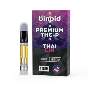 Binoid THC-P vape cartridge with Thai Chi strain profile in 1ml size
