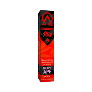 Delta Effex THC-O disposable vape with Grape Ape strain profile in 2ml size