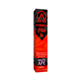 Delta Effex THC-O disposable vape with Grape Ape strain profile in 2ml size