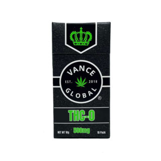 Vance Global THC-O pre-rolls with organic CBD flower in a 1-pack with 10 1g pre-rolls