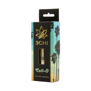 3Chi delta 8 THC vape cartridge with cali-o strain profile in 1ml size
