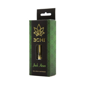 3Chi delta 8 THC vape cartridge with jack herer strain profile in 1ml size