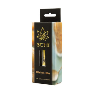 3Chi delta 8 THC vape cartridge with melonatta strain profile in 1ml size