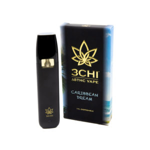 3Chi delta 8 THC 1ml disposable vape with Caribbean Dream strain profile