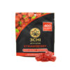 3Chi Strawberry flavored delta 8 thc gummy with 25mg in a 16-pack
