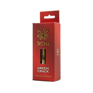 3Chi HHC vape cartridge with Green Crack strain profile in 1ml size