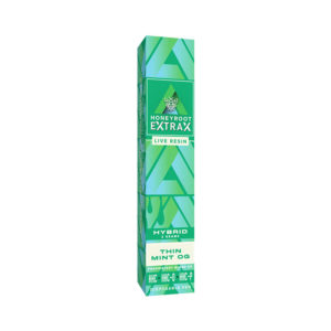 Delta Extrax Live Resin HHC + HHC-O + HHC-P Disposable vape with Thin Mint OG strain profile in 2ml size