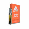 Delta Extrax THCh THCjd THCp Live Resin vape cartridge with Tangie Sunrise strain profile in 1ml size showing cartridge