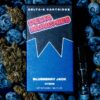 Delta Munchies 1g Delta 8 Vape Cartridge with Blueberry Jack strain profile