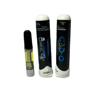 Steve's Goods THC-O vape oil cartridge with a Blueberry strain profile in 1ml size