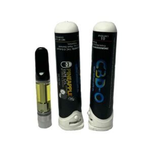 Steve's Goods THC-O vape oil cartridge with a Pineapple Express strain profile in 1ml size