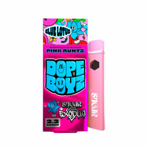 Sugar Exodus Dope Boyz Blue Lotus Pink Runtz 2.2g disposable