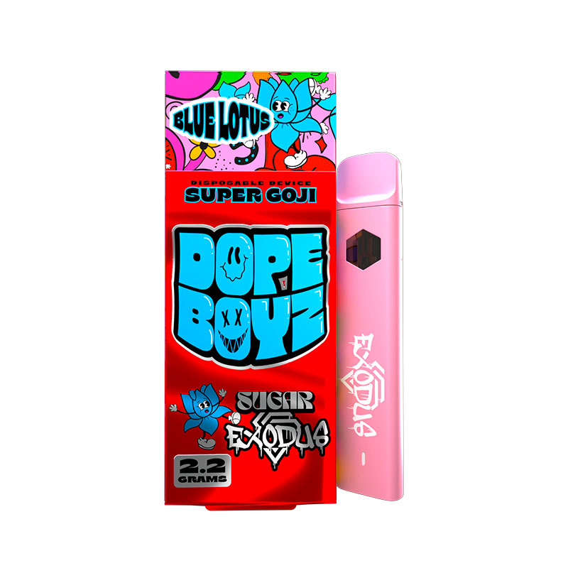 Sugar Exodus Dope Boyz Blue Lotus Super Goji 2.2g disposable