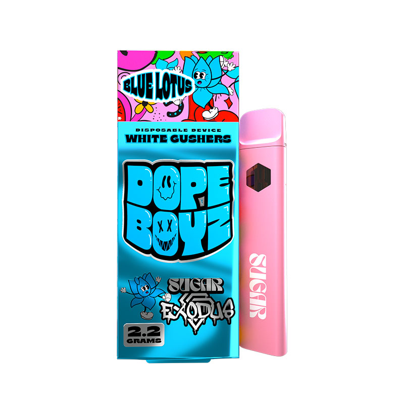 Sugar Exodus Dope Boyz Blue Lotus White Gushers 2.2g disposable