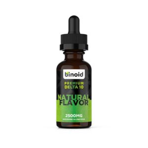 Binoid Delta 10 THC tincture in natural flavor in 2500mg strength