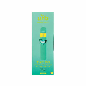 Urb THC Infinity Live Resin Disposable vape with tropic kush Hybrid terpenes in 3g size