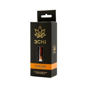 3Chi CBD focused blends vape cartridge with focus cannabinoid and terpene profile