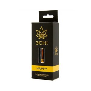 3Chi CBD focused blends vape cartridge with happy cannabinoid and terpene profile