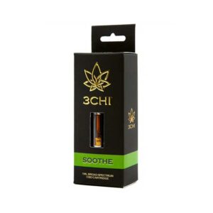 3Chi CBD focused blends vape cartridge with soothe cannabinoid and terpene profile