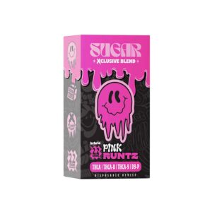 Sugar Xclusive blend THCA Pink Runtz 2.2g disposable Hybrid strain with Live Resin
