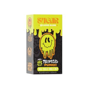 Sugar Xclusive blend THCA Tropical punch 2.2g disposable Sativa strain with Live Resin