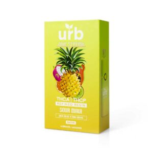 Urb x Toke Station THCA+THCP Live Resin HTE Sour Maui disposable in 6g size