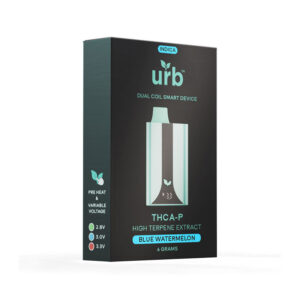 Urb Smart Device THCA+THCP Live Resin HTE Blue Watermelon vape in 6g size
