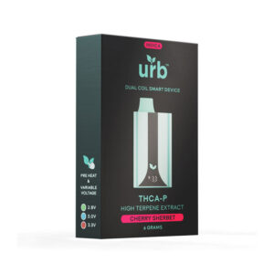 Urb Smart Device THCA+THCP Live Resin HTE Cherry Sherbert disposable in 6g size