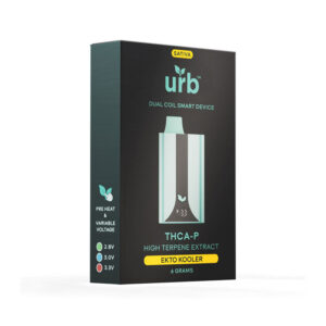 Urb Smart Device THCA+THCP Live Resin HTE Ekto Kooler disposable in 6g size