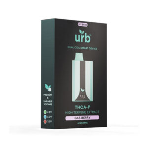 Urb Smart Device THCA+THCP Live Resin HTE Gas Berry disposable in 6g size