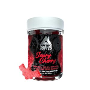 Blackcraft Extrax HXY-10+THCP Live Resin gummies in 200mg servings with Scary Cherry flavor